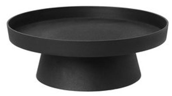 Broste Copenhagen Kerzentablett Copenhagen Holger Kerzenplatte Alu black Ø 35 cm, Holger Kerzenschale Bild 4