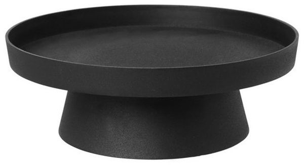 Broste Copenhagen Kerzentablett Copenhagen Holger Kerzenplatte Alu black Ø 35 cm, Holger Kerzenschale Bild 2