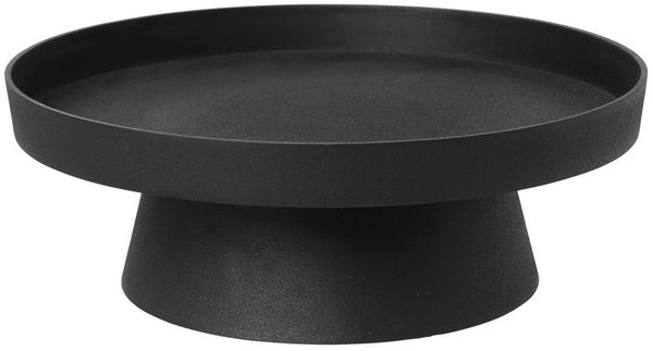 Broste Copenhagen Kerzentablett Copenhagen Holger Kerzenplatte Alu black Ø 35 cm, Holger Kerzenschale Bild 3
