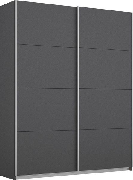 OTTO home Schwebetürenschrank Kleiderschrank Schrank Garderobe Schlafzimmerschrank THANOS (3 verschiedene Ausstattungen BASIC/CLASSIC/PREMIUM (inkl. SOFT-CLOSE) Optional mit Spiegel, Metall-Griffleisten alufarben MADE IN GERMANY