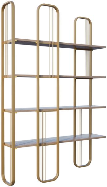 Bücherregal, 'Sierra', 182 x 26 x 124, Gelb Bild 4