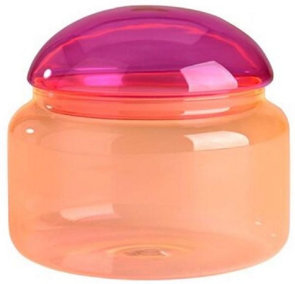 Gift Company Voile Glasdose L Borosilikatglas pink/orange gs