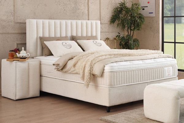 Pointhome Boxspringbett mit Matratze & Stauraum, Bett mit Bettkasten H3 (Boxspringbett 140x200 cm), 1 x H3 Mittelfest Matratze, 2 x Bettkasten, 1 x Bettkopfteil