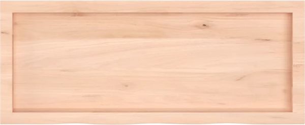 vidaXL Tischplatte 100x40x(2-4) cm Massivholz Eiche Unbehandelt 3156300 Bild 4
