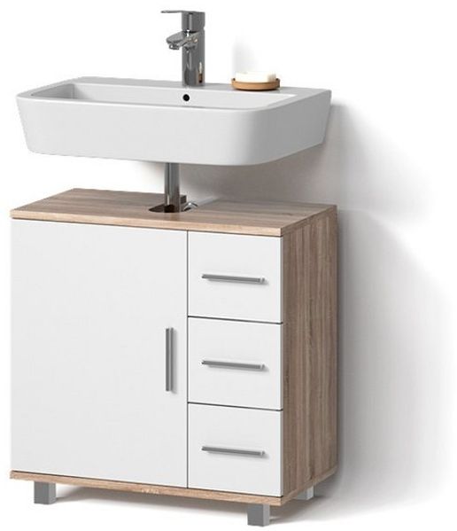 Livinity® Waschbeckenunterschrank Eisak, Sonoma, 60 x 60 cm (1-St)