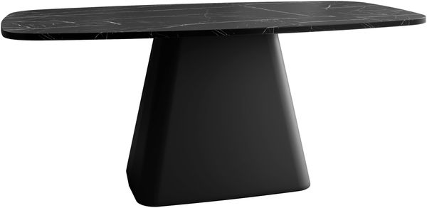 Couchtisch Nelupo (Farbe: Schwarz / Black Pietra Grigia)