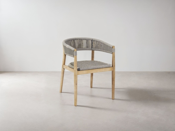 Micadoni Stuhl Miara 1-Sitzer Kord Beige