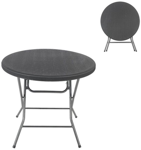 Sekey Klapptisch Klappbarer Tisch Campingtisch Faltbar Buffettisch Gartentisch Rund