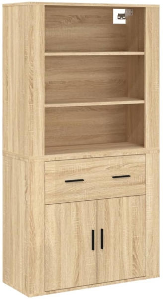 vidaXL Highboard Sonoma-Eiche Holzwerkstoff 3185378 Bild 1