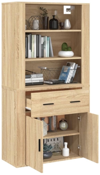 vidaXL Highboard Sonoma-Eiche Holzwerkstoff 3185378 Bild 4