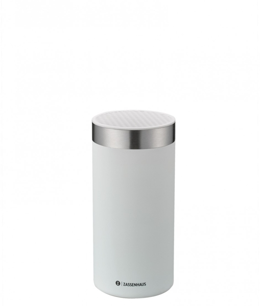 Messerblock Messerständer Messerhalter unbestückt ZASSENHAUS STYLE weiß 078121