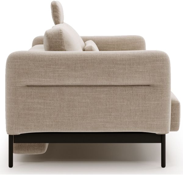 Selsey 'Solianero' 3-Sitzer-Sofa mit Schlaffunktion, beige, 223 cm ca. 95 x 223 x 96 cm Bild 7