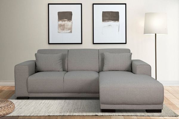 Home affaire Ecksofa Bornholm inkl. 2 Kissen, Stellmaße 234x162 cm L-Form, Recamiere wahlweise links oder rechts bestellbar