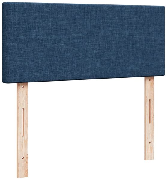 vidaXL Boxspringbett mit Matratze Blau 120x200 cm Stoff 3288946 Bild 12