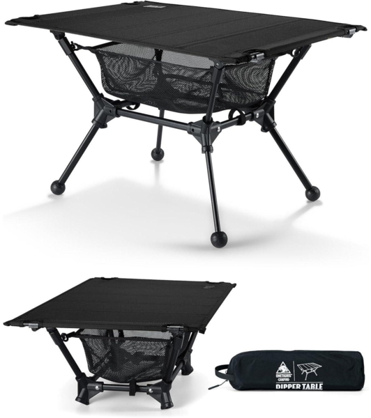 OneTigris Dipper Faltbarer Campingtisch Klapptisch 60 x 40 x 37 cm