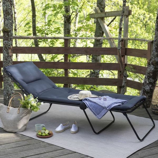 Lafuma Sonnenliege Siesta L 201 x 70 cm Gartenliege Campingliege LFM2851.6135