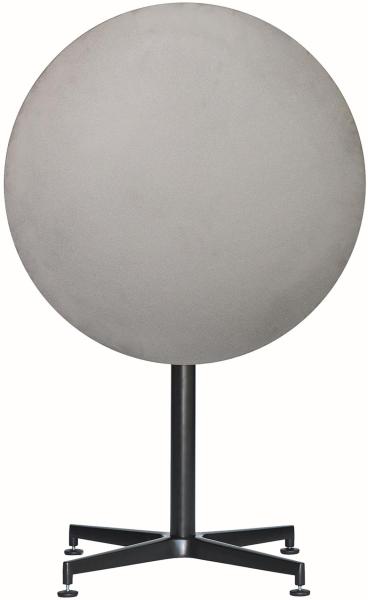 Klapptisch Fiam Vega Rund schwarz