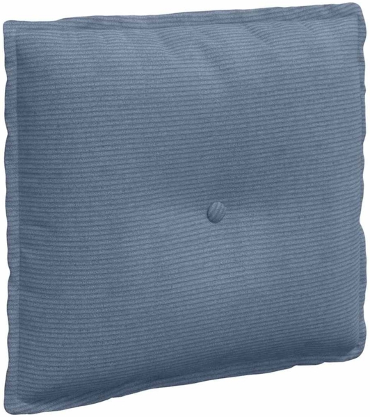 vidaXL Rückenkissen Blau 50 x 45 cm Cordstoff 42014653