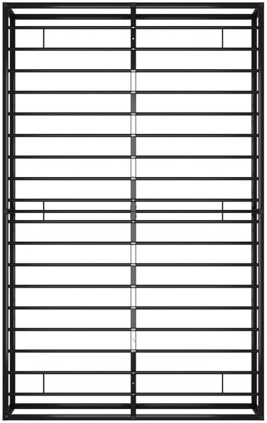 vidaXL Bettgestell Schwarz Metall 120x200 cm [324787] Bild 6