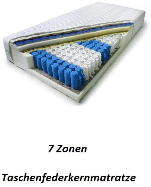 Polsterbett Bett Komplettset SULTAN Kunstleder Grau 140x200 cm Bild 5