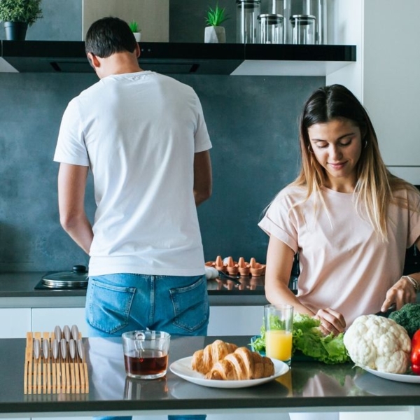 Messerblock Bambus für Schublade Bild 3