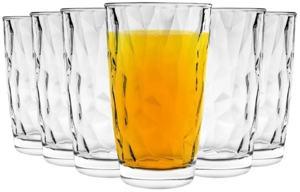 Becher Bormioli Rocco Diamond Durchsichtig Glas 470 Ml 6 Stück (Pack 6X)