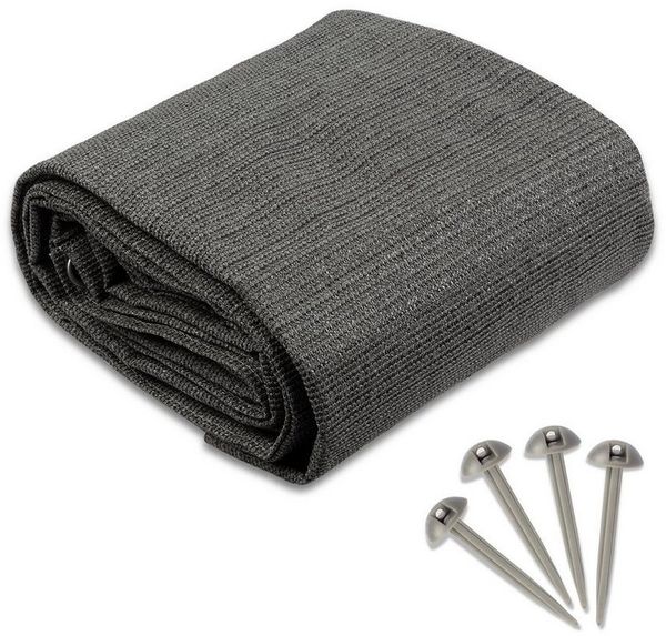 Karat Outdoorteppich Vorzeltteppich Camping, Zeltteppich, 4 Größen, 100% HDPE gefertigt, Witterungsbeständig
