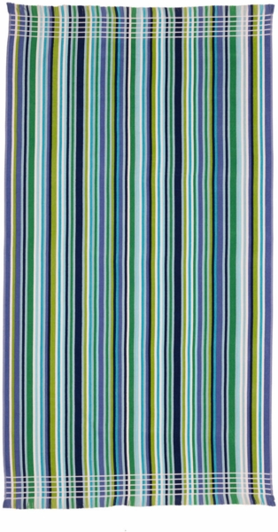 Dormabell Hamamtuch Wellnesstuch Strandtuch Saunatuch Streifen azur 100x180 cm