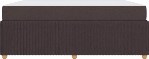 vidaXL Bettrahmen mit Matratze Dunkelbraun 180 x 200 cm Stoff 3398421 Bild 5