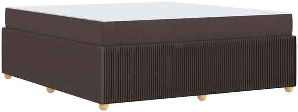 vidaXL Bettrahmen mit Matratze Dunkelbraun 180 x 200 cm Stoff 3398421 Bild 7