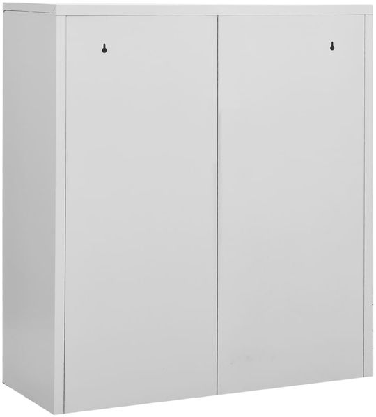 vidaXL Büroschrank Hellgrau 90 x 40 x 102 cm Stahl [336406] Bild 5