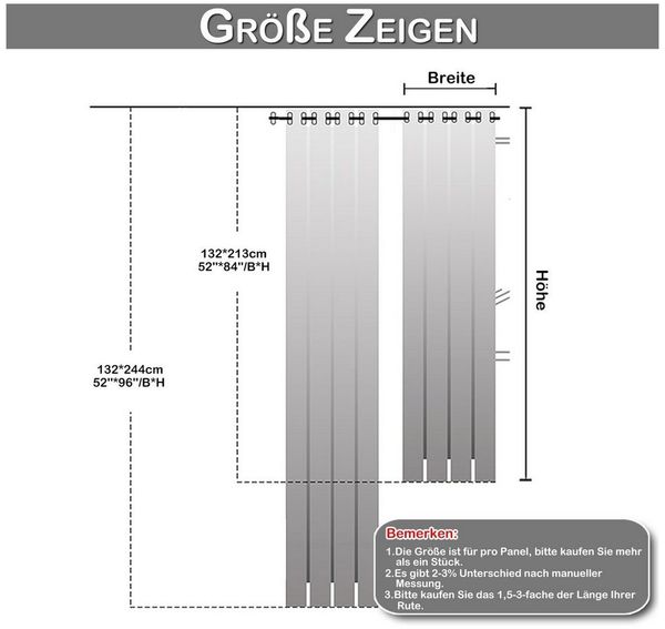 BTTO V&G Outdoorvorhang Wasserdichter Gardinen,Balkon Vorhang,Outdoor Vorhang mit Ösen (2 St), Transparenter Terrassenvorhang