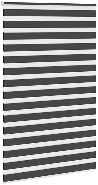 vidaXL Doppelrollo Schwarz 145x200 cm Stoffbreite 140,9 cm Polyester 4014270 Bild 3