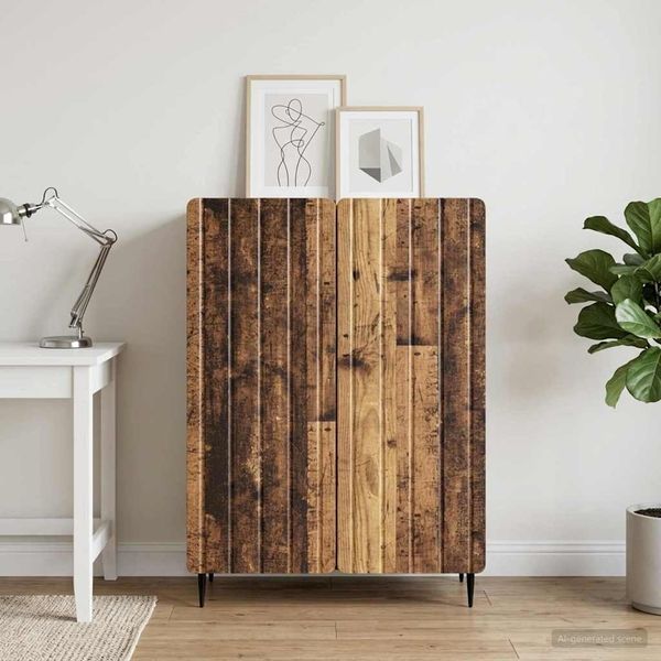 vidaXL Sideboard Altholz 66 x 34,5 x 92 cm Holzwerkstoff 894363