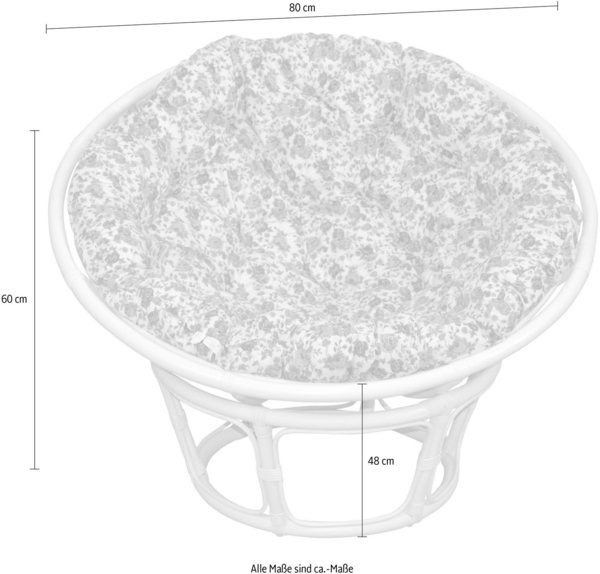 Home affaire Rattanstuhl, aus handgeflochtenem Rattan Bild 2