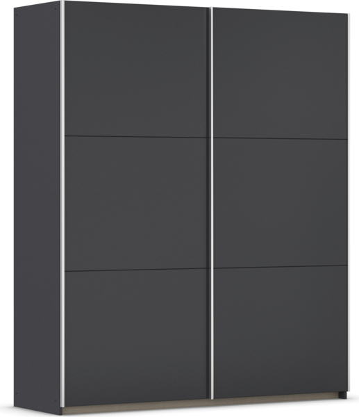 rauch Kleiderschrank; Schwebetürenschrank KRONACH, 2-türig, Graumetallic, 175x210x59xcm Bild 3