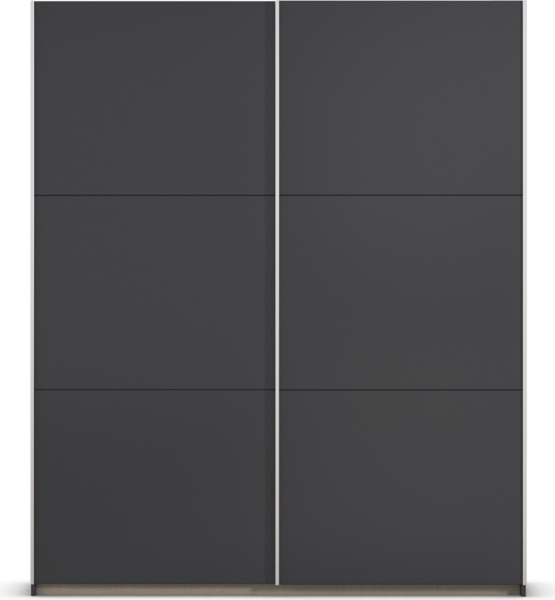 rauch Kleiderschrank; Schwebetürenschrank KRONACH, 2-türig, Graumetallic, 175x210x59xcm Bild 2