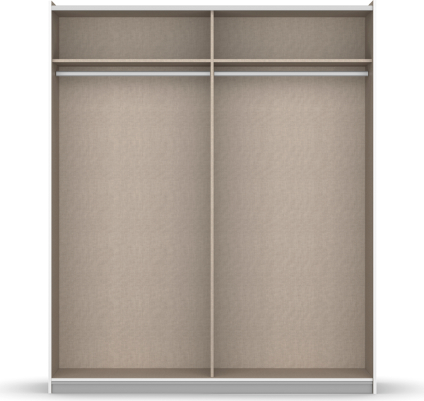 rauch Kleiderschrank; Schwebetürenschrank KRONACH, 2-türig, Graumetallic, 175x210x59xcm Bild 7