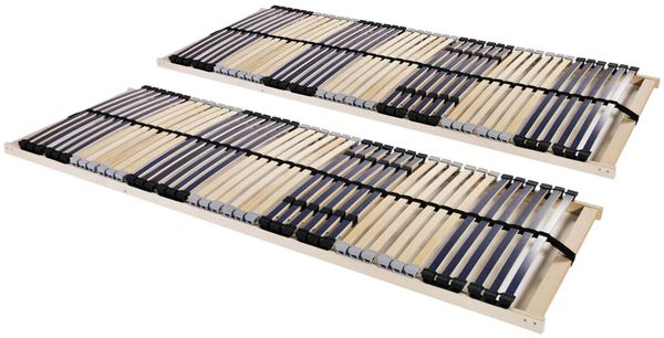 vidaXL Lattenroste 2 Stk. mit 42 Latten 7 Zonen 70x200 cm [3051420]