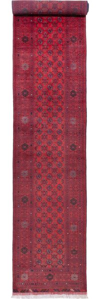Läufer Afghan - Buchara - 479x89 cm - rot