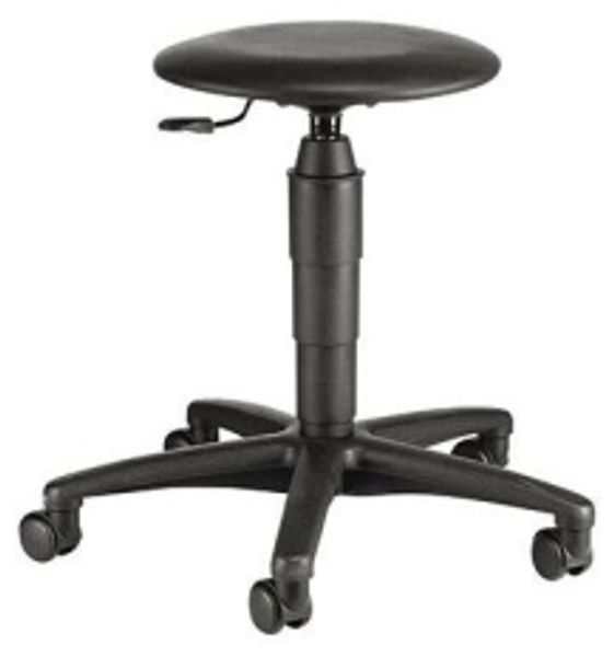 Topstar Drehhocker TEC 60 - Skai Sitzbezug in Kunstleder stufenlose Sitzhöhenverstellung mit Toplift (TÜV geprüft) (72260 D10)