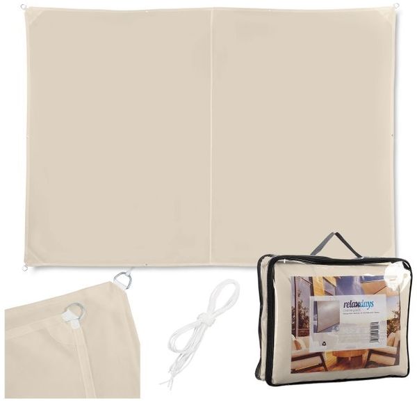 Relaxdays Sonnensegel Polyester
