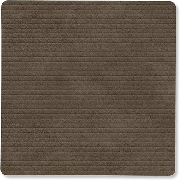 LIND DNA Glass Mat Square 10x10 cm Corduroy Caviar