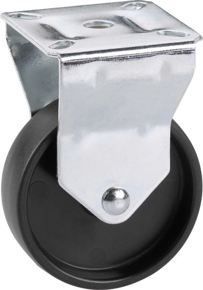 Apparate-Bockrolle 75x24 mm Tragkr. 60 kg