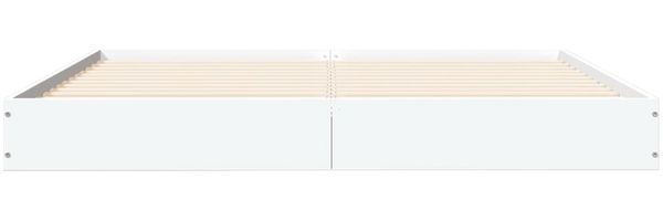 vidaXL Bettgestell Weiß 150x200 cm Holzwerkstoff 842014 Bild 4