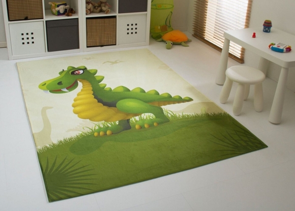 Kinderteppich Jurassic Family - Rexi, Farbe: , Größe: 80x150 cm Bild 1