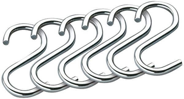S-Haken 5 cm, 6 Stück