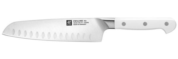 ZWILLING Pro le blanc Santokumesser 18 cm weiß Grantonschliff