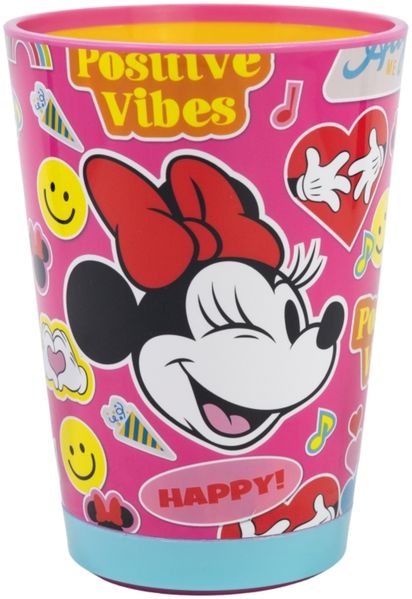 Disney Minnie Mouse Kippsicher Trinkbecher PP 470 ml Drop Safe Plastikbecher mit Smartgrip-System