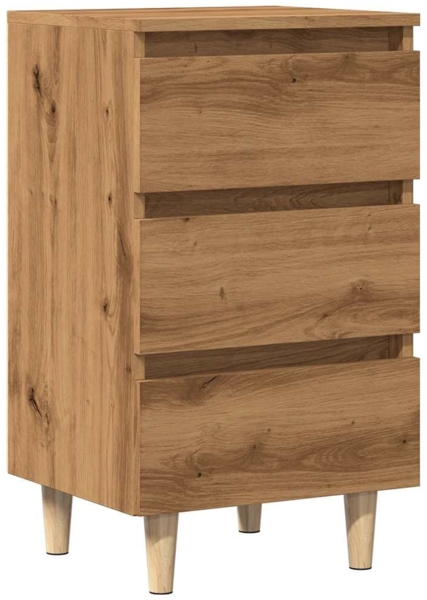 vidaXL Nachttisch Artisan-Eiche 40x35x69 cm Holzwerkstoff 856422